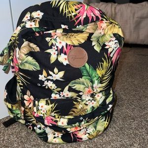 Floral rip curl back pack